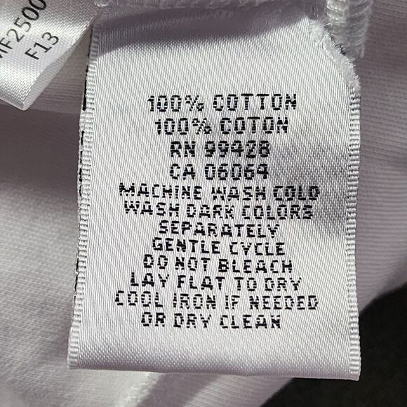 Bugatchi Mens Size XL White Long Sleeve 11/4‎ Zip Pullover - Picture 12 of 12